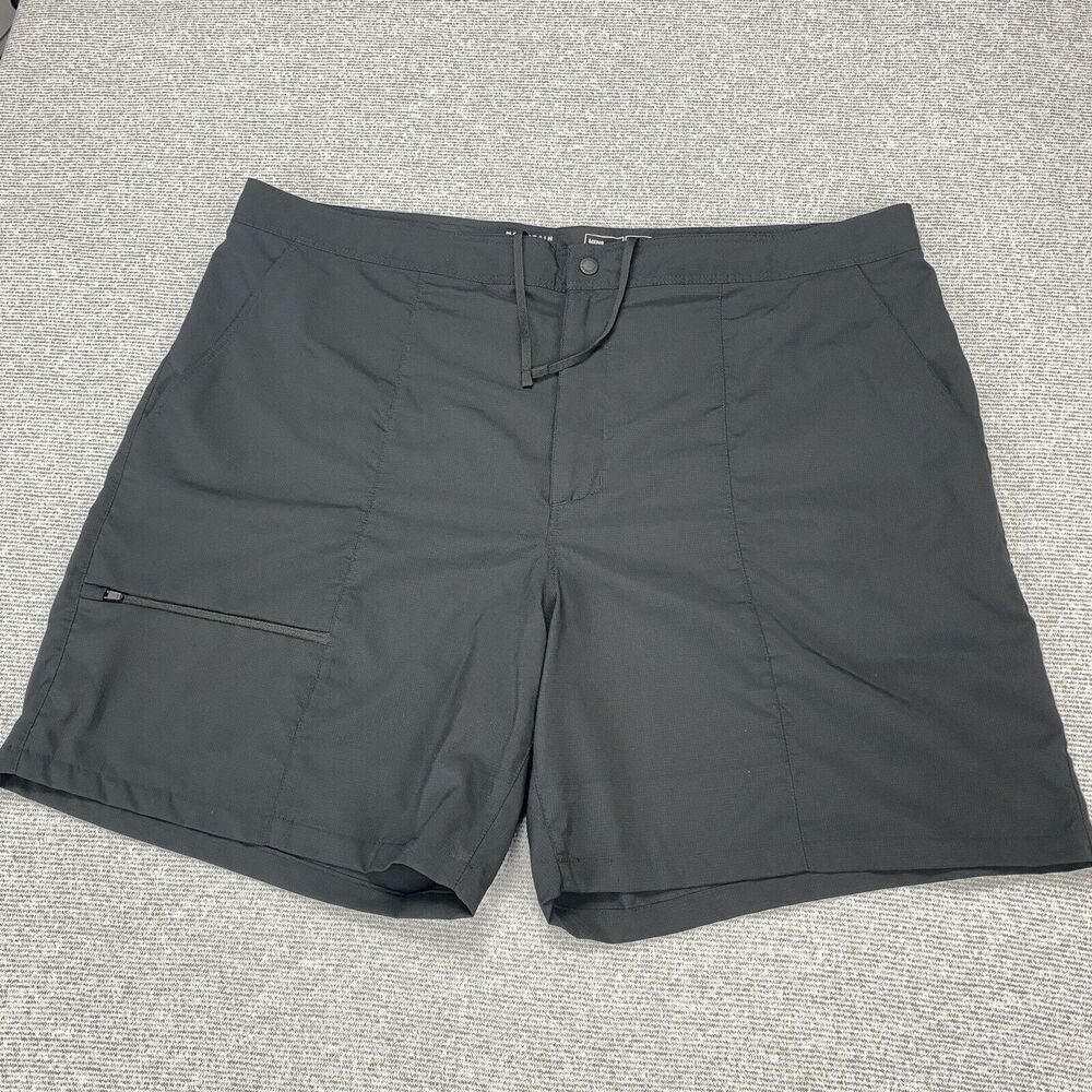 Mountain Hardwear Trail Sender Shorts‎ Mens 40 Black Zip Pocket Outdoor
